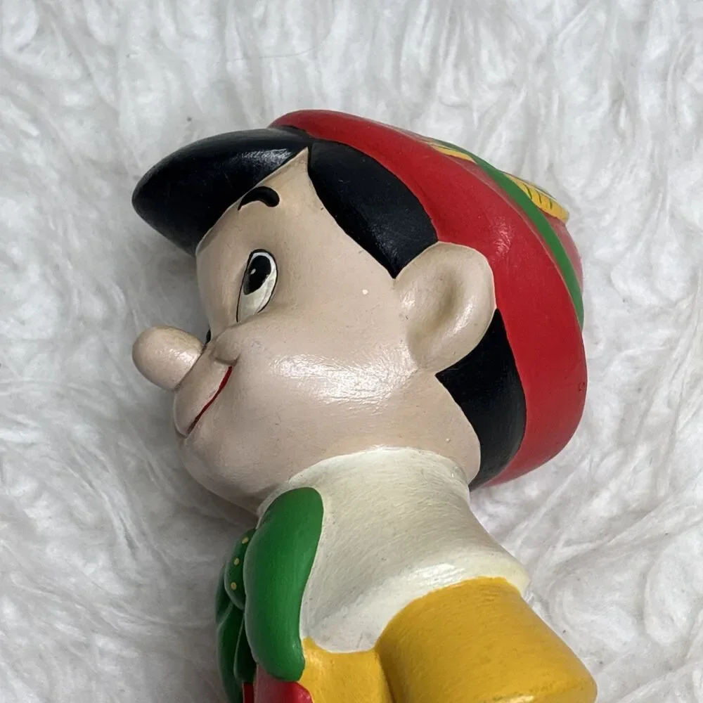 Vintage Evans 1945 Disney Pinocchio & Pluto Ceramic Figurine Lot Shelf Sitters